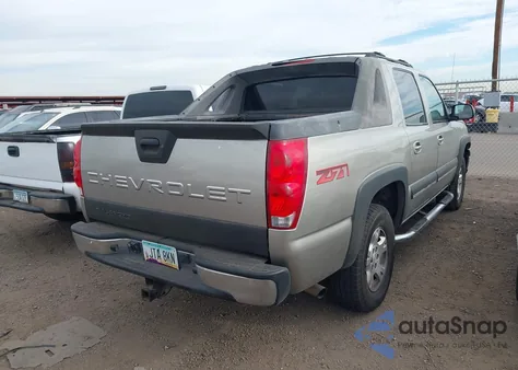 2003 Chevrolet Avalanche 1500 из США, поврежденный, VIN 3GNEK13T53G306520
